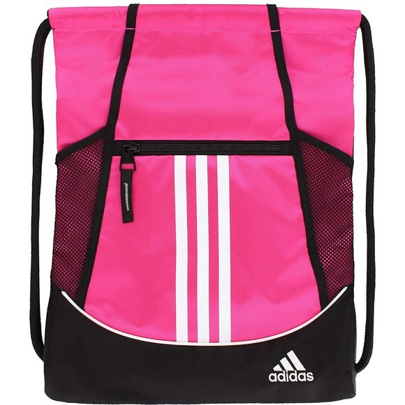 adidas Unisex Alliance 2 Sackpack, Team Shock Pink, One Size - Picture 1 of 4